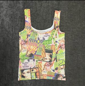 Collage Print Tank Top