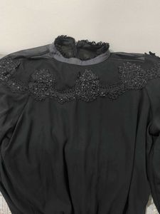 Elegant Black Lace Top...