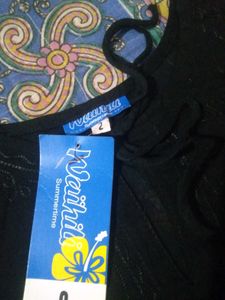 Stylish Black Top - New with Tags!