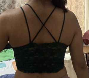 Boho Crochet Halter Bralette Top