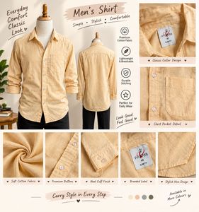 Men's Classic Cotton Shirt