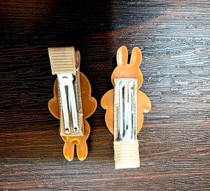 Cute Korean Hair Clips - 2 Pairs Set