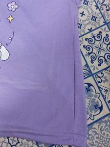 Cute Purple Rabbit Drink T-Shirt
