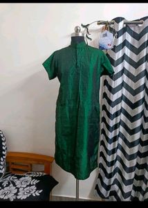 Plus Size Green Warm Kurti