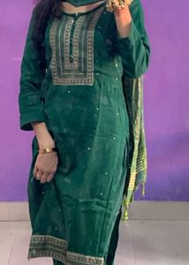Elegant Green Kurta Set