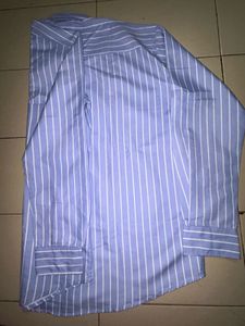 blue stripe shirt