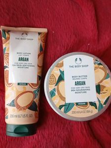 The Body Shop Argan Lotion & Butter
