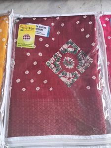 Karwa choth special Beautiful Bandej  Sarees