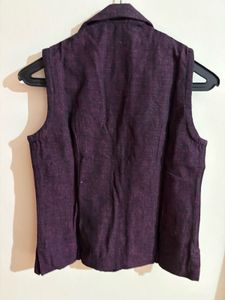 Stylish Sleeveless Blazer Vest