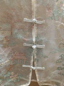 🪭Sheer Embroidered Chinese aesthetic Style Vest🪭
