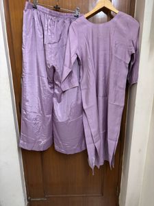 Lavender 3Pc Embroidered Suit Set