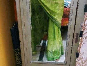 satin glossy Saree