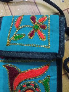 Embroidered Phone Pouch