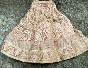 Elegant Embroidered Lehenga Skirt