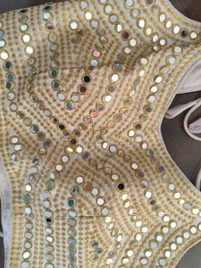 Embellished Mirror Work padded Blouse