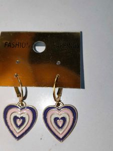Korean Cute Heart Earrings combo