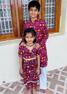 Matching outfit for brother and sister