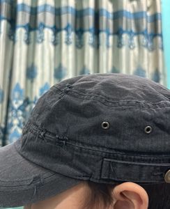 Distressed Y2k alt army cap