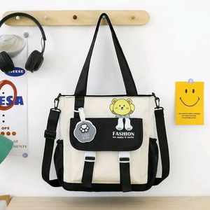 Cute Bear Print TOTE Bag SLING  GOOD INDIAN QUALIT
