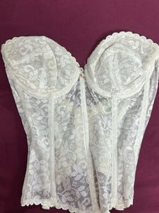 White Lace Bustier