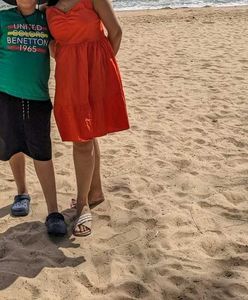 Vibrant Orange Summer Dress