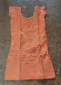 Peach Kurta Set