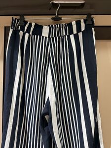 Striped Wide Leg Palazzo Pants