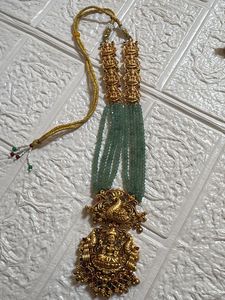 Elegant Gold Peacock Pendant Necklace &amp; Earrings