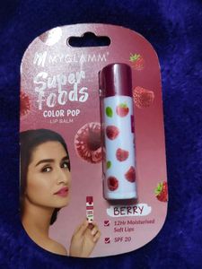 Myglamm Super Foods Color Pop Lip Balm Berryy