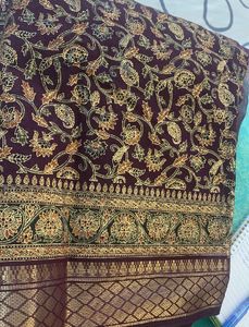 Elegant  Wine  colour  Saree