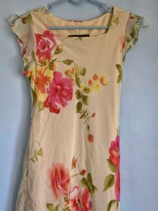 Y2k Floral Printed Midi Dress