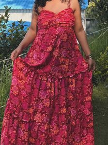 Bohemian Floral Maxi Dress