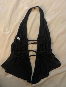 cut out backless top