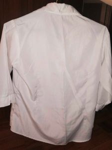 Classic White Button-Up Shirt