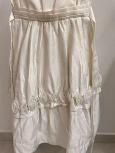Elegant Cream Party Dress