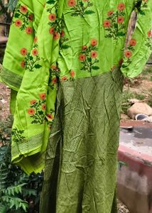 Beautiful Lime Green Kurta Set