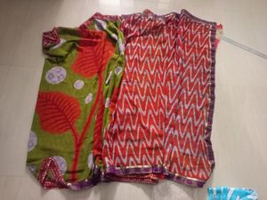 Multi Colour Frency Georgette Saree