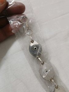 Elegant Silver Stone Bracelet