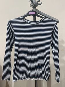 Striped Long Sleeve Top