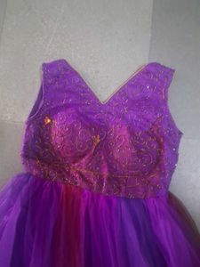 Stunning Purple Embellished Gown