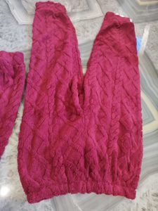 Cozy Maroon PJ Set