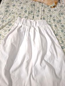 White school skirt for girl student