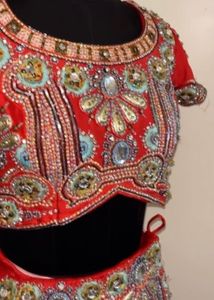Fish cut lehenga