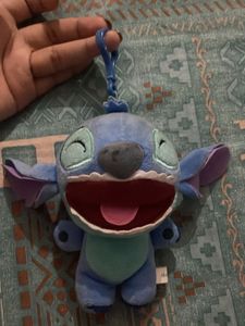 Cute Stitch Plush Keychain Charm