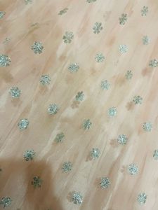 Peach &amp; Teal Designer Lehenga Set | Floral Embroid