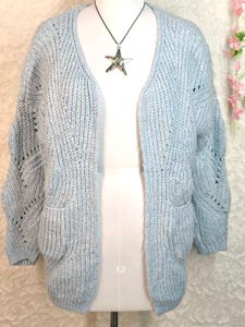 Cozy Blue Knit shrug