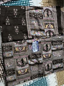 Raja Rani Print Cotton Febric All Over 5 Meter Wit
