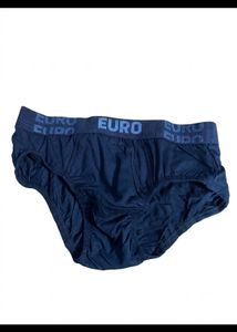 Euro Men's Navy Briefs