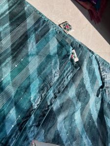 Elegant Embroidered Blouse &amp; Saree