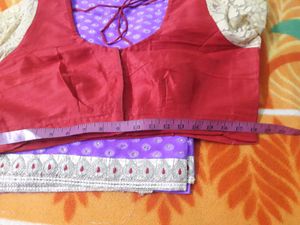 Elegant Purple Saree with Border